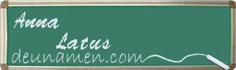 Anna Latus Visitenkarte